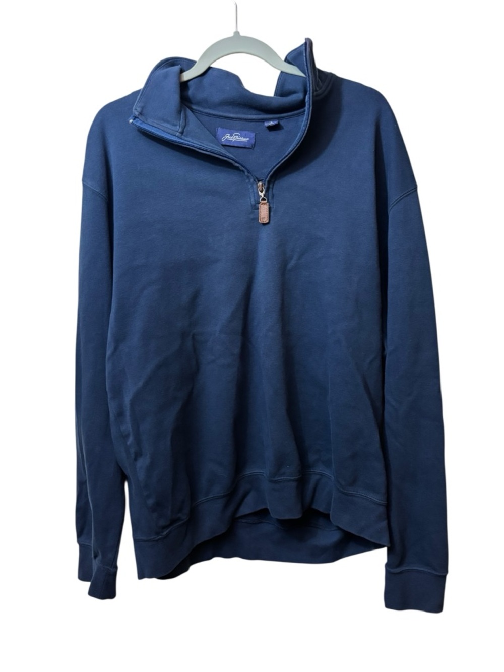 Jack Nicklaus Men's Navy Half-Zip Pullover Sweatshirt large